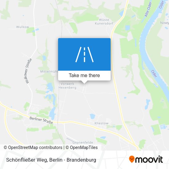 Schönfließer Weg map