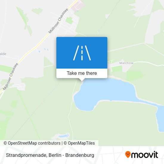 Strandpromenade map