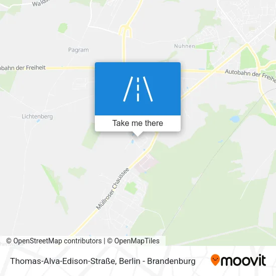 Карта Thomas-Alva-Edison-Straße