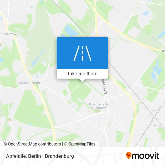 Карта Apfelalle