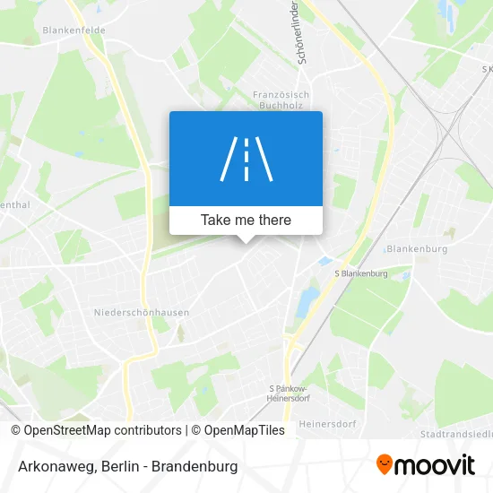 Arkonaweg map