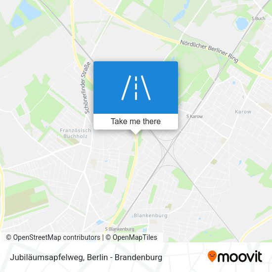 Jubiläumsapfelweg map