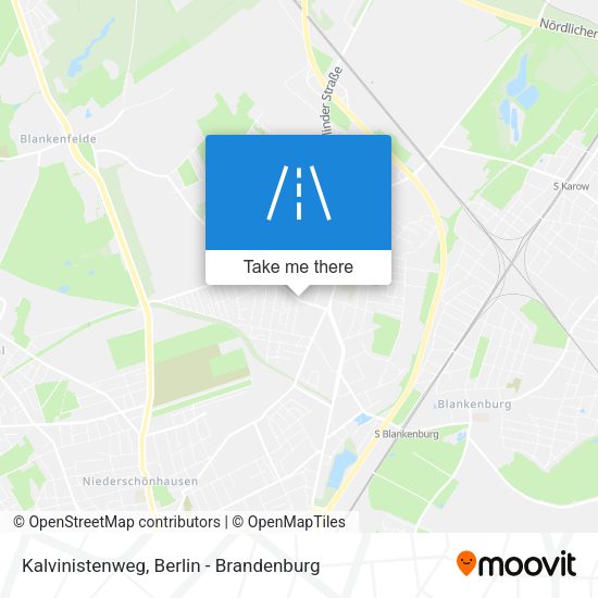 Kalvinistenweg map