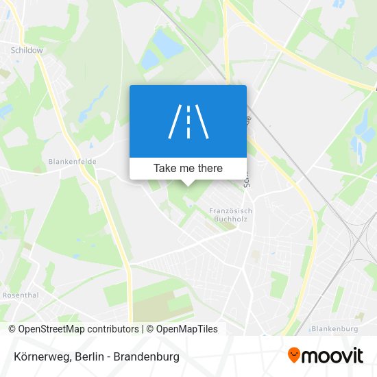 Körnerweg map