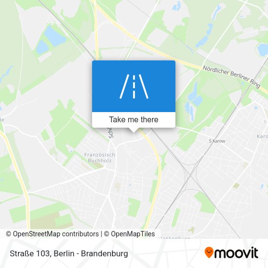 Straße 103 map