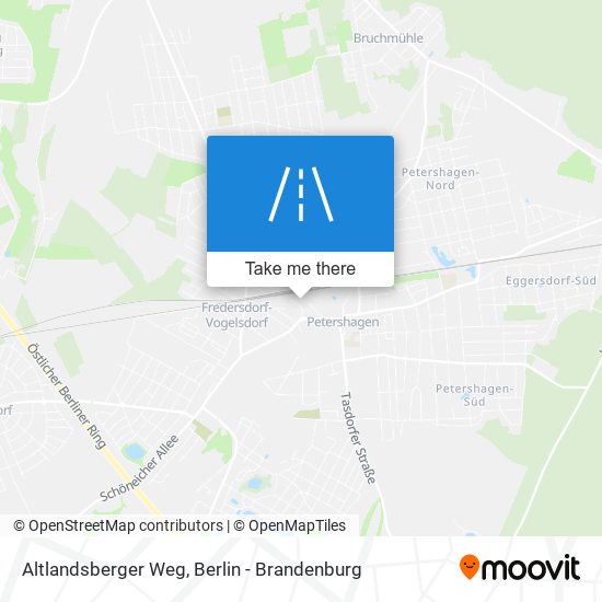 Карта Altlandsberger Weg