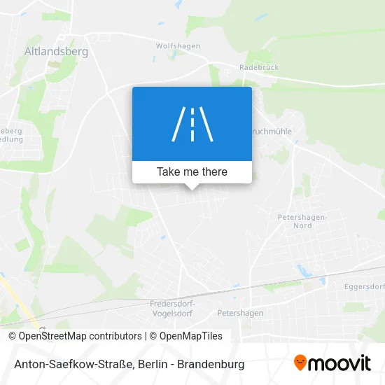 Карта Anton-Saefkow-Straße