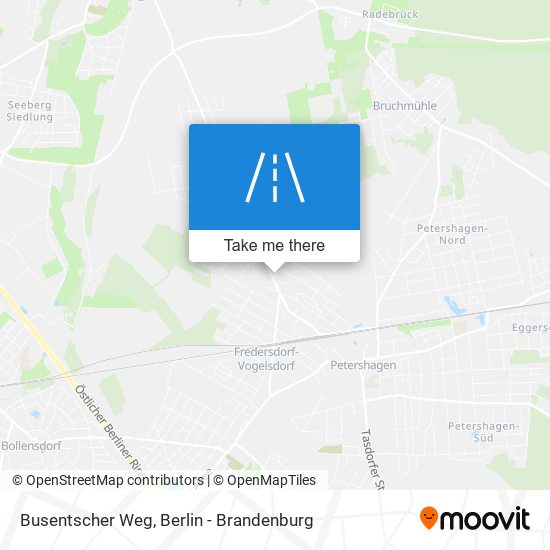 Busentscher Weg map