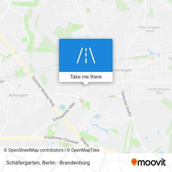 Schäfergarten map