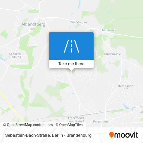 Карта Sebastian-Bach-Straße