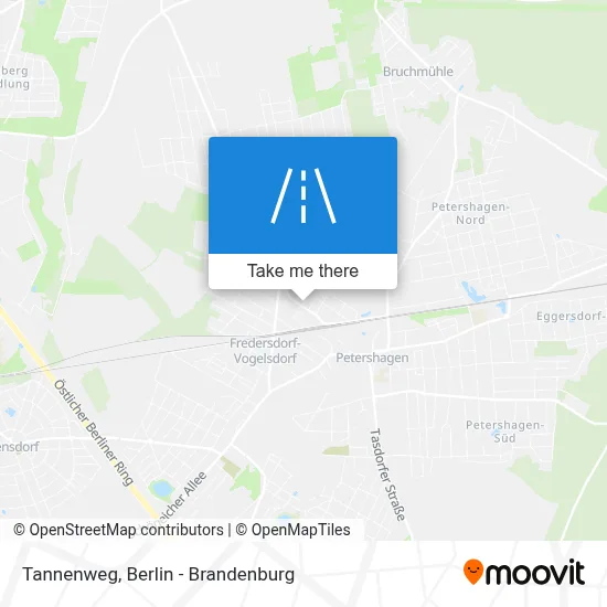 Tannenweg map