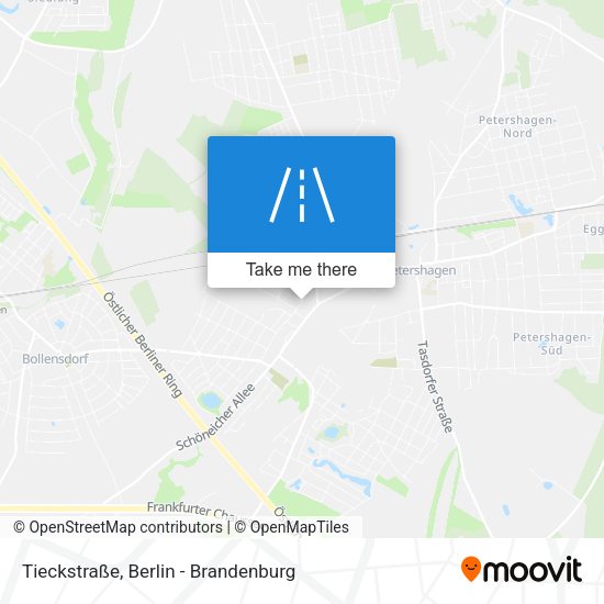 Tieckstraße map