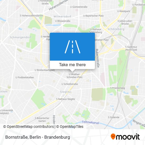 Bornstraße map