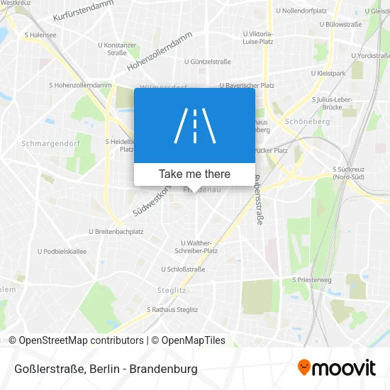 Карта Goßlerstraße
