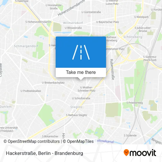 Карта Hackerstraße