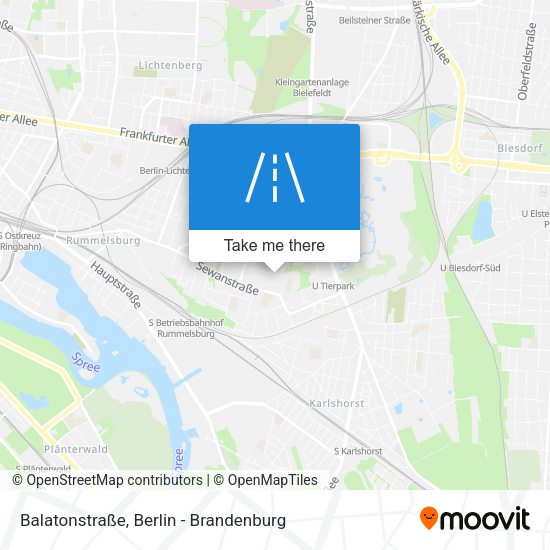 Balatonstraße map