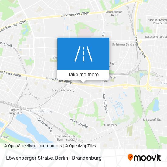 Löwenberger Straße map