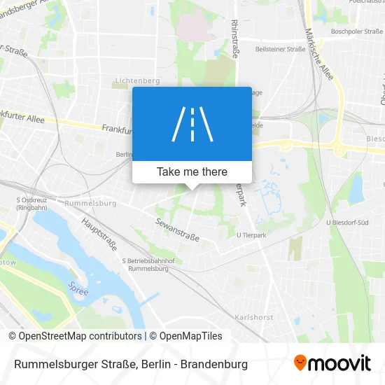 Rummelsburger Straße map