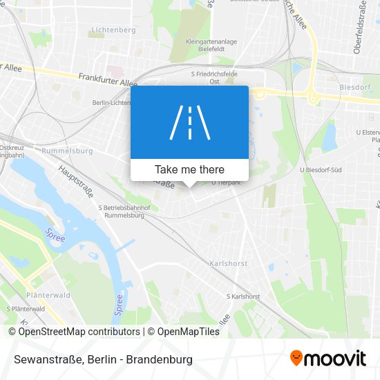 Sewanstraße map