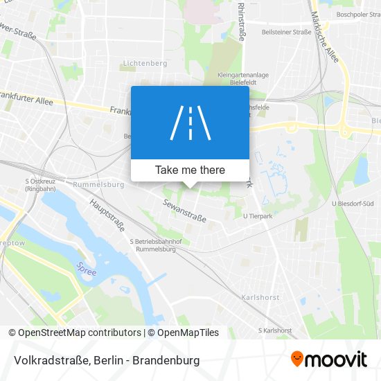 Volkradstraße map