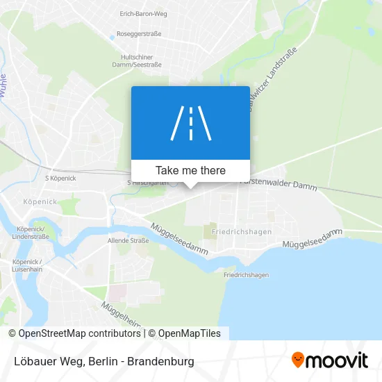 Карта Löbauer Weg