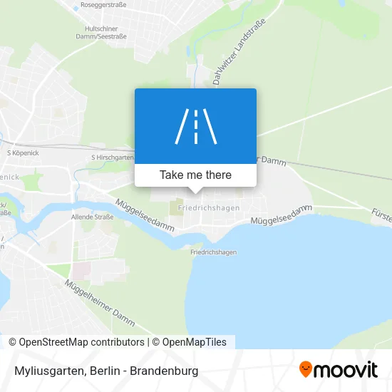 Карта Myliusgarten