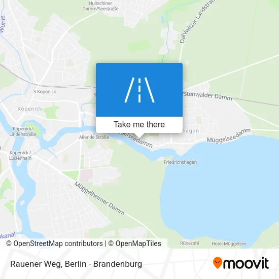 Карта Rauener Weg