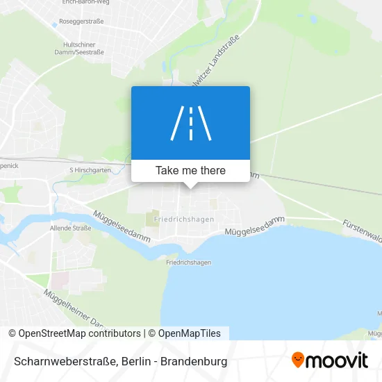 Карта Scharnweberstraße