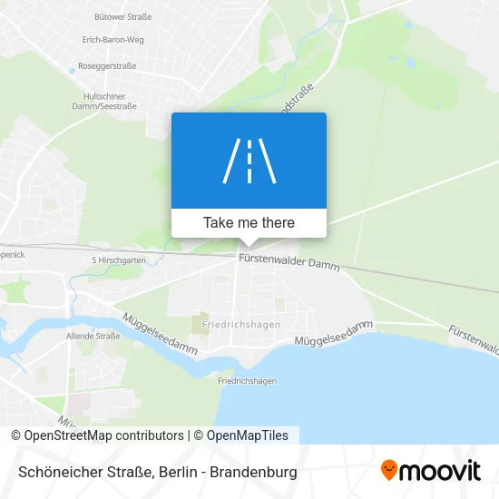Карта Schöneicher Straße