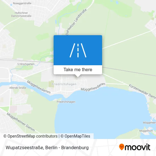 Карта Wupatzseestraße