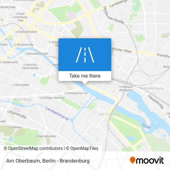 Карта Am Oberbaum