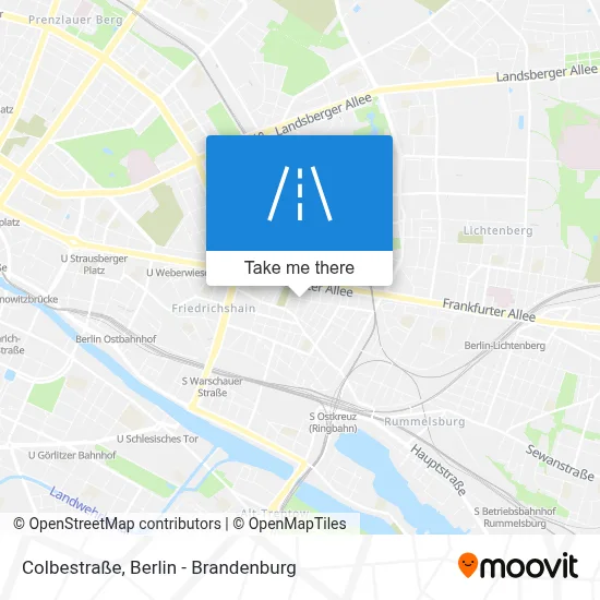 Colbestraße map