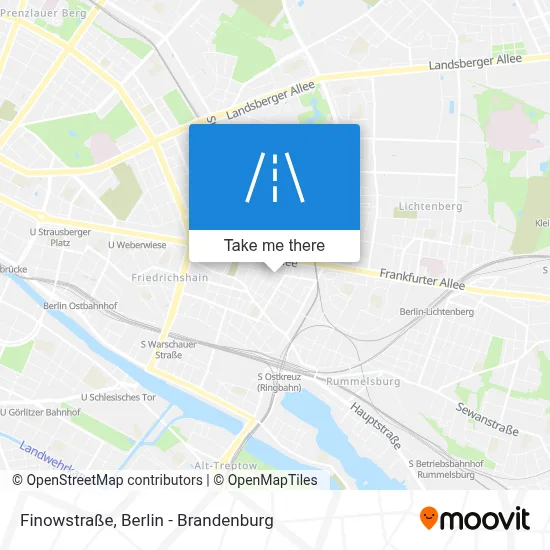 Finowstraße map