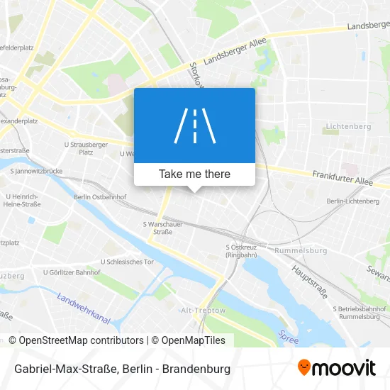 Карта Gabriel-Max-Straße
