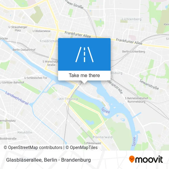 Карта Glasbläserallee