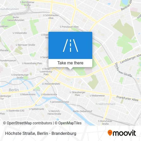 Карта Höchste Straße