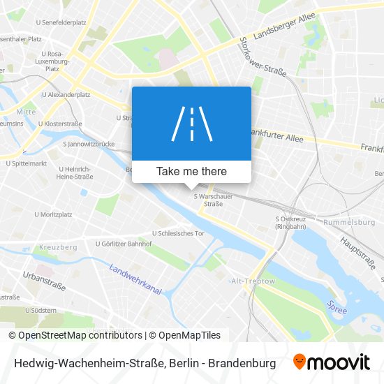 Карта Hedwig-Wachenheim-Straße