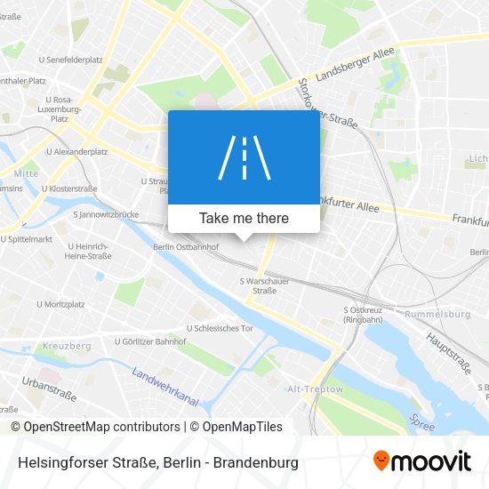 Helsingforser Straße map