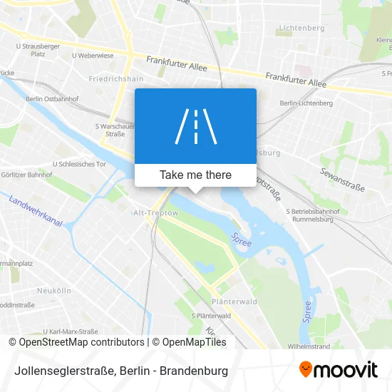 Карта Jollenseglerstraße