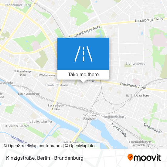 Kinzigstraße map