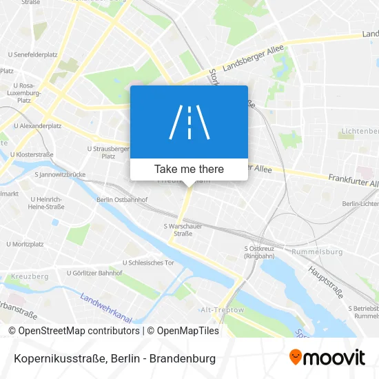 Карта Kopernikusstraße