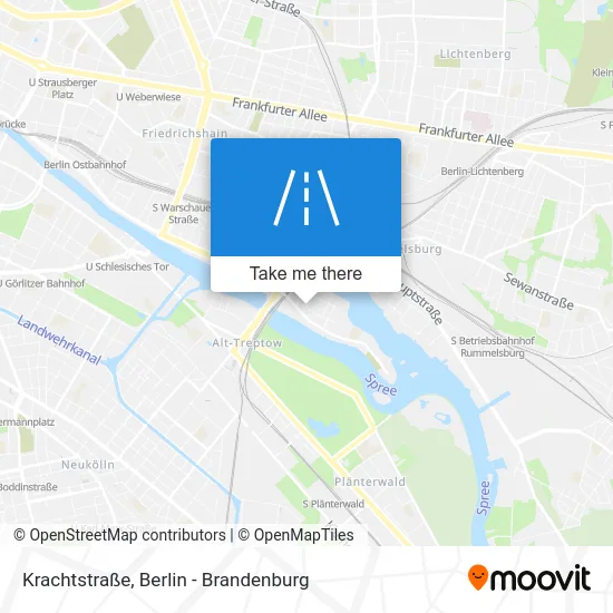 Карта Krachtstraße