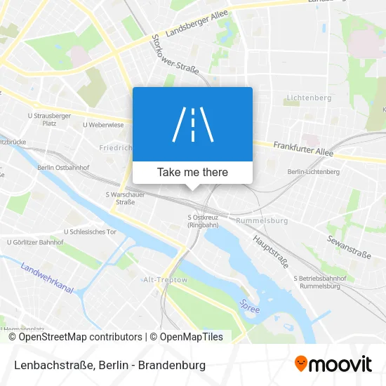 Карта Lenbachstraße