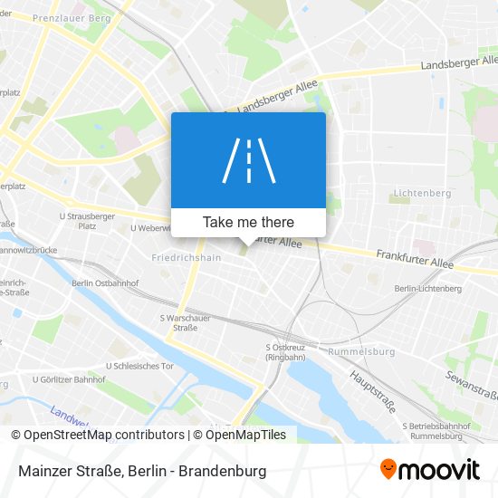Mainzer Straße map