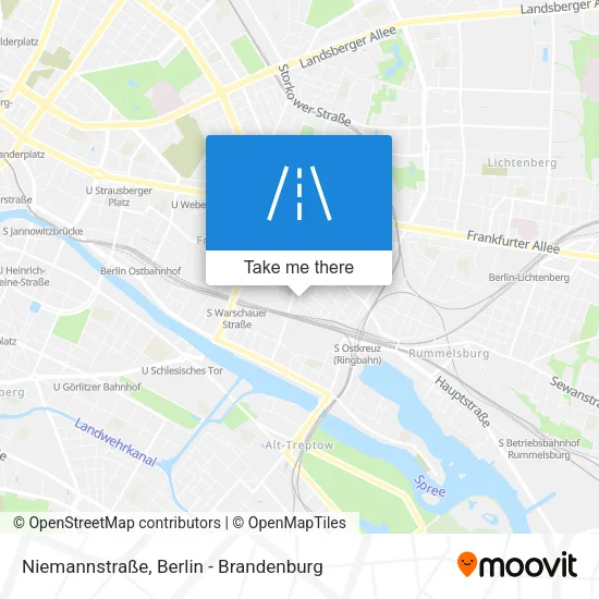 Карта Niemannstraße