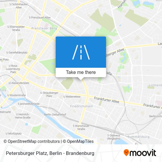Petersburger Platz map
