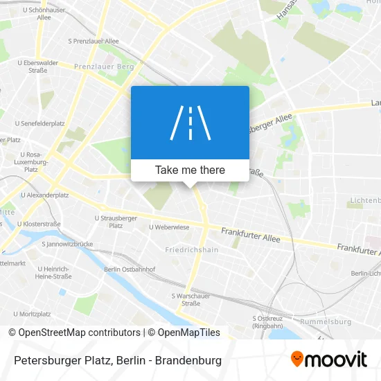 Petersburger Platz map