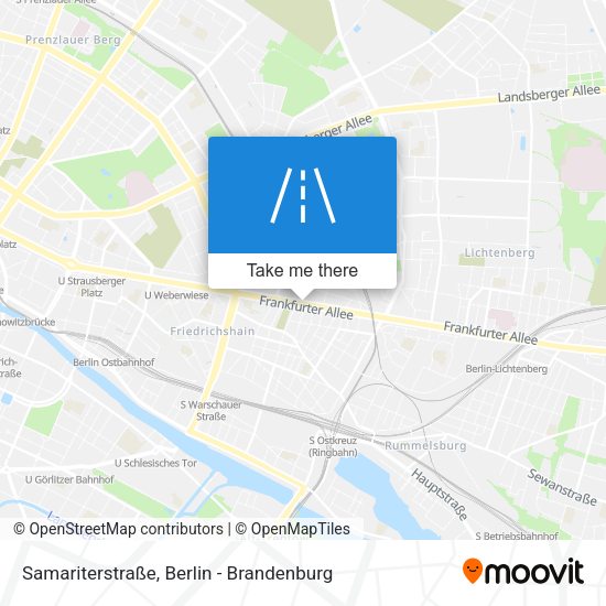 Samariterstraße map