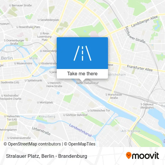 Карта Stralauer Platz