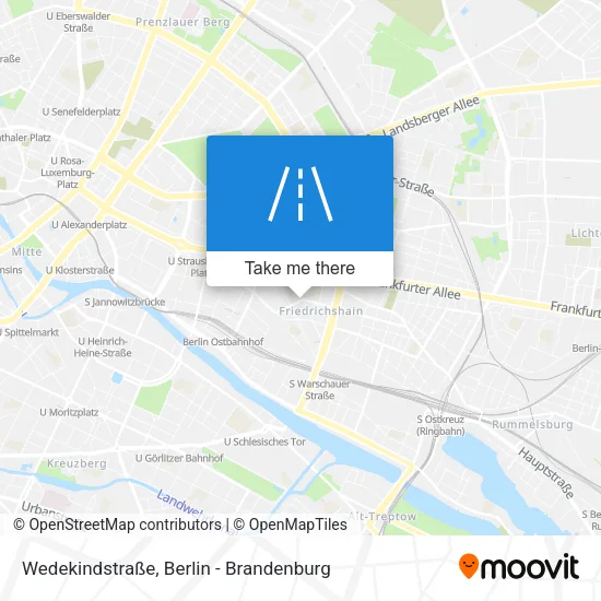 Карта Wedekindstraße
